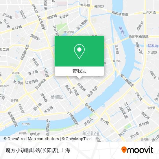 魔方小镇咖啡馆(长阳店)地图