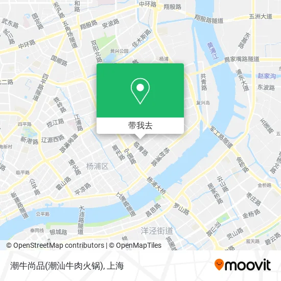 潮牛尚品(潮汕牛肉火锅)地图