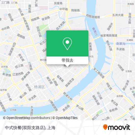 中式快餐(双阳支路店)地图