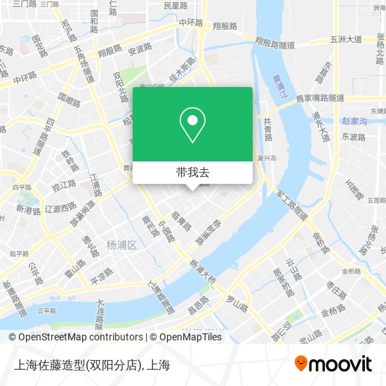 上海佐藤造型(双阳分店)地图