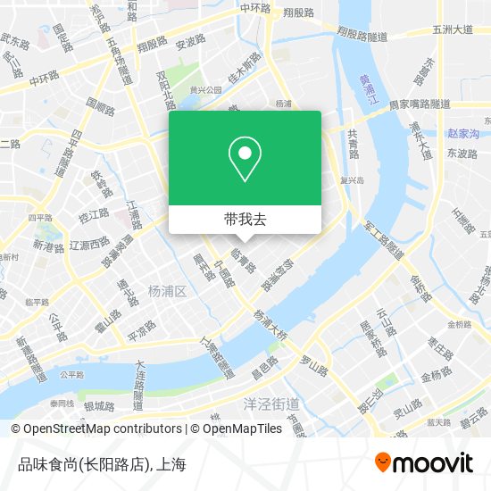 品味食尚(长阳路店)地图