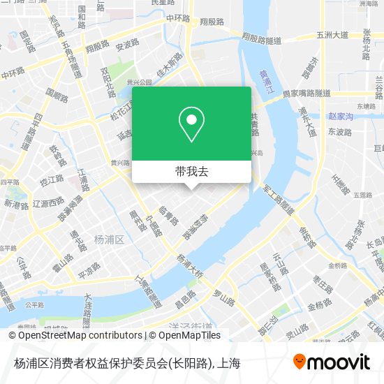 杨浦区消费者权益保护委员会(长阳路)地图