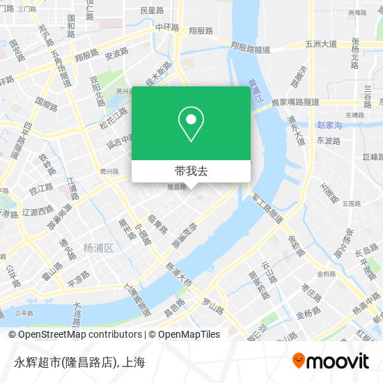 永辉超市(隆昌路店)地图