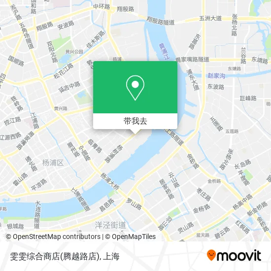 雯雯综合商店(腾越路店)地图