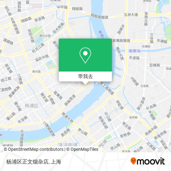 杨浦区正文烟杂店地图