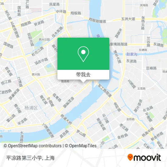 平凉路第三小学地图