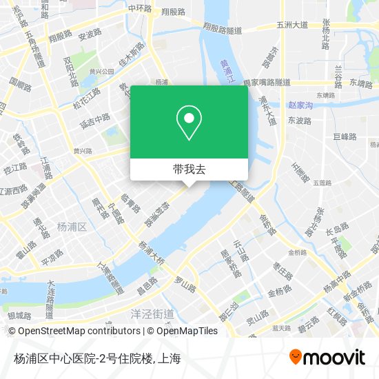 杨浦区中心医院-2号住院楼地图