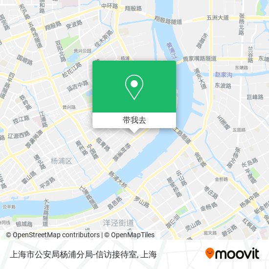 上海市公安局杨浦分局-信访接待室地图