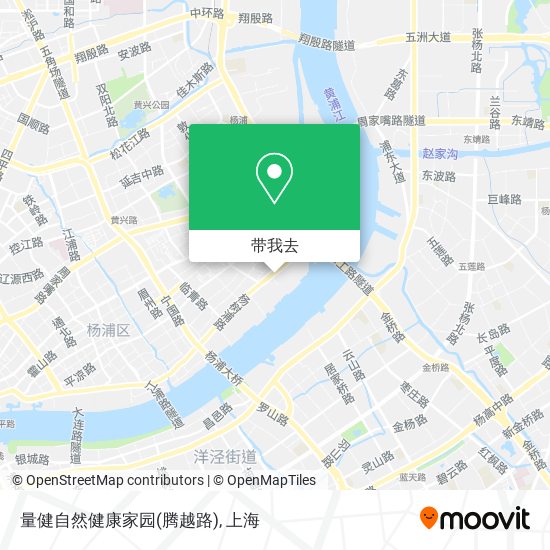 量健自然健康家园(腾越路)地图