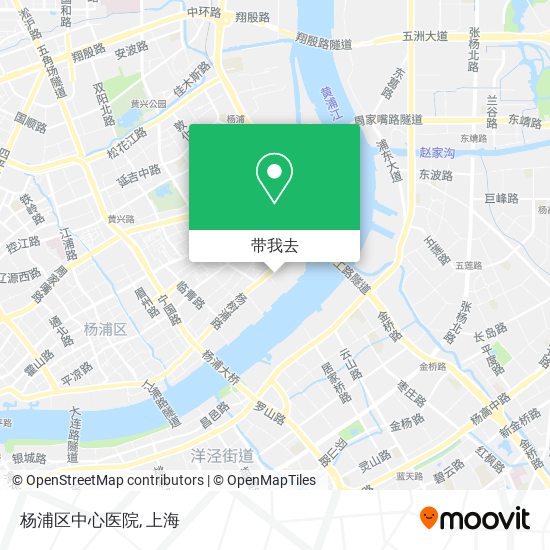 杨浦区中心医院地图
