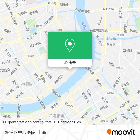 杨浦区中心医院地图