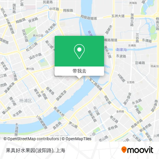 果真好水果园(波阳路)地图