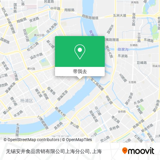 无锡安井食品营销有限公司上海分公司地图