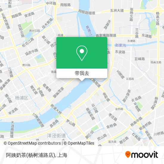 阿姨奶茶(杨树浦路店)地图