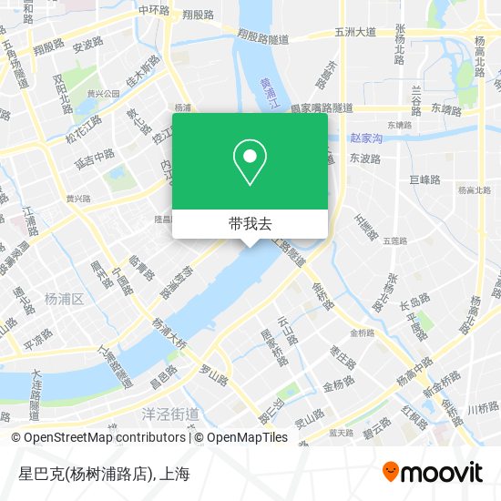 星巴克(杨树浦路店)地图