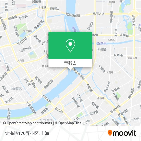 定海路170弄小区地图
