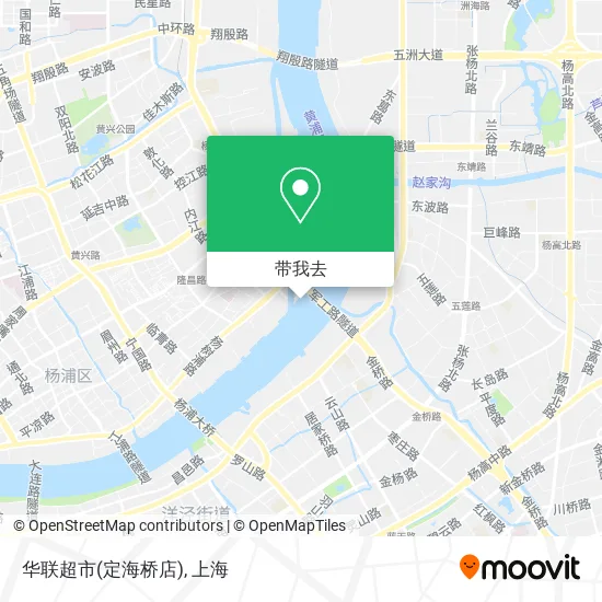 华联超市(定海桥店)地图