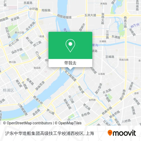 沪东中华造船集团高级技工学校浦西校区地图