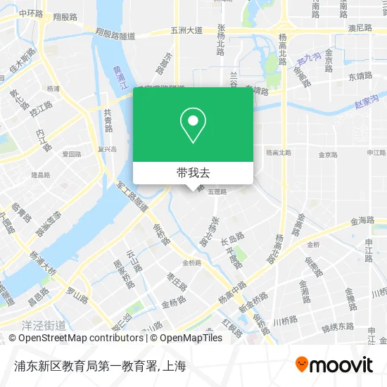 浦东新区教育局第一教育署地图