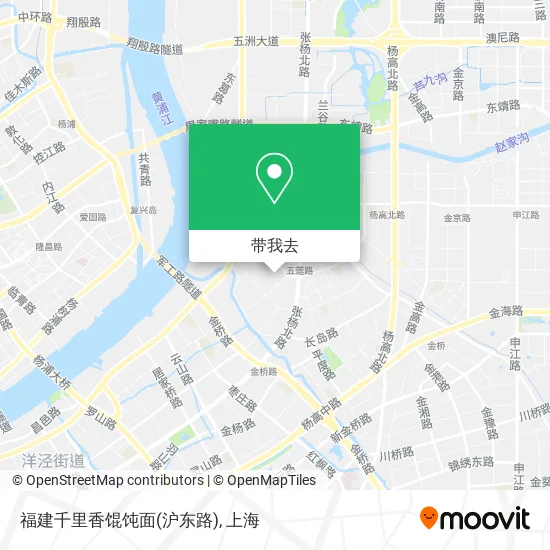 福建千里香馄饨面(沪东路)地图