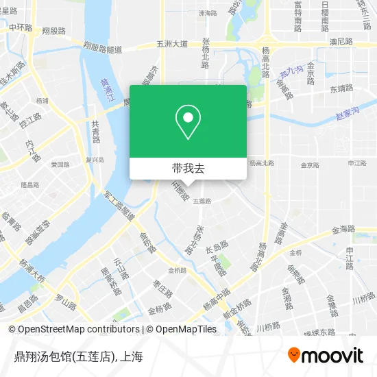 鼎翔汤包馆(五莲店)地图