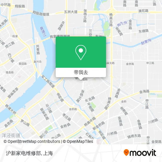沪新家电维修部地图