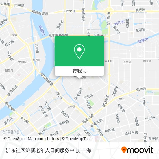 沪东社区沪新老年人日间服务中心地图