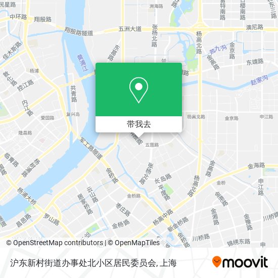 沪东新村街道办事处北小区居民委员会地图