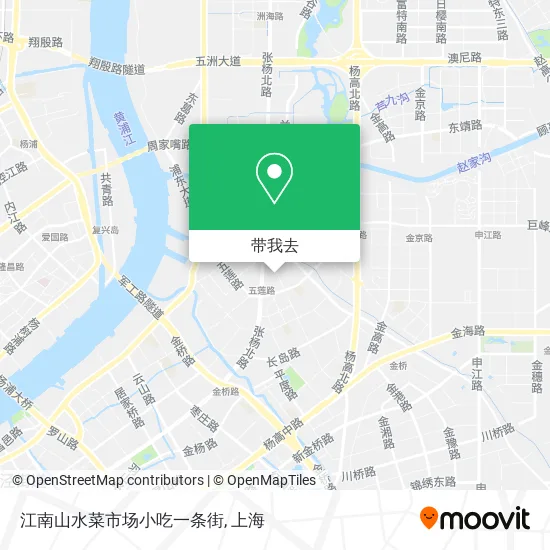 江南山水菜市场小吃一条街地图