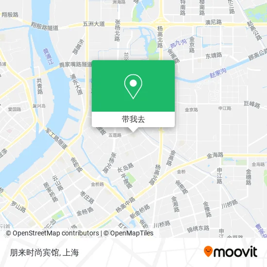 朋来时尚宾馆地图