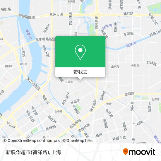 新联华超市(荷泽路)地图