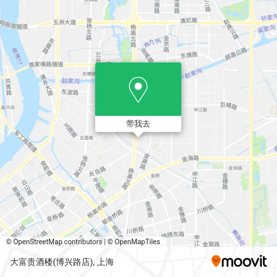 大富贵酒楼(博兴路店)地图