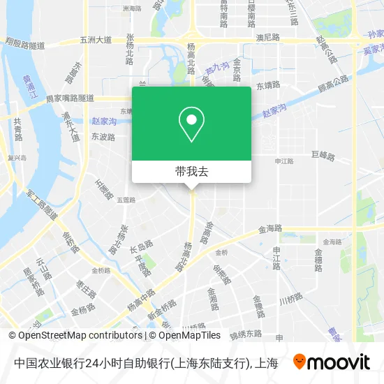 中国农业银行24小时自助银行(上海东陆支行)地图