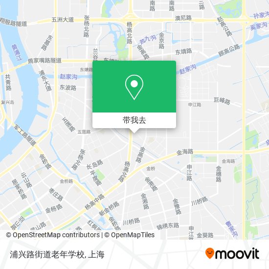 浦兴路街道老年学校地图