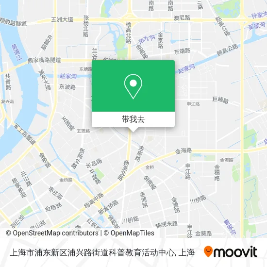 上海市浦东新区浦兴路街道科普教育活动中心地图