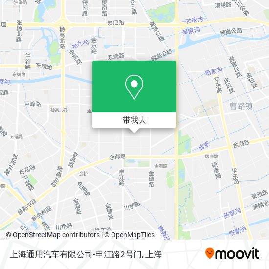 上海通用汽车有限公司-申江路2号门地图