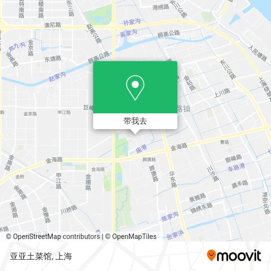 亚亚土菜馆地图