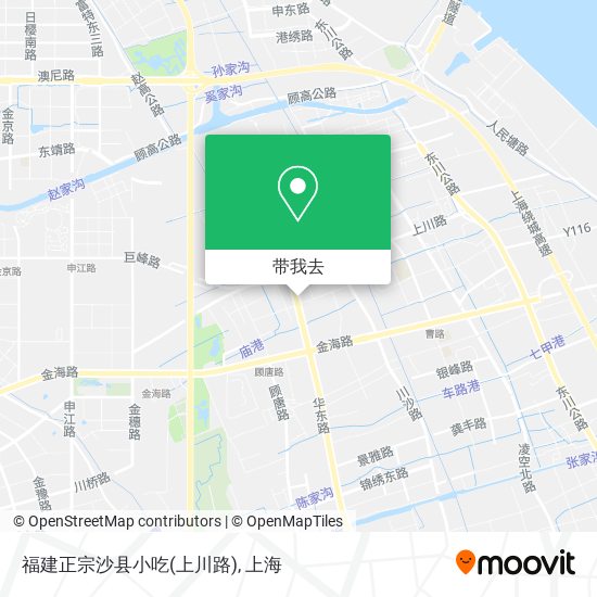 福建正宗沙县小吃(上川路)地图