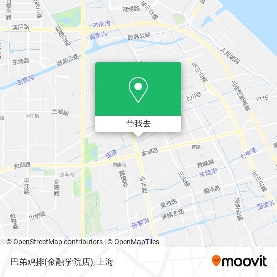 巴弟鸡排(金融学院店)地图