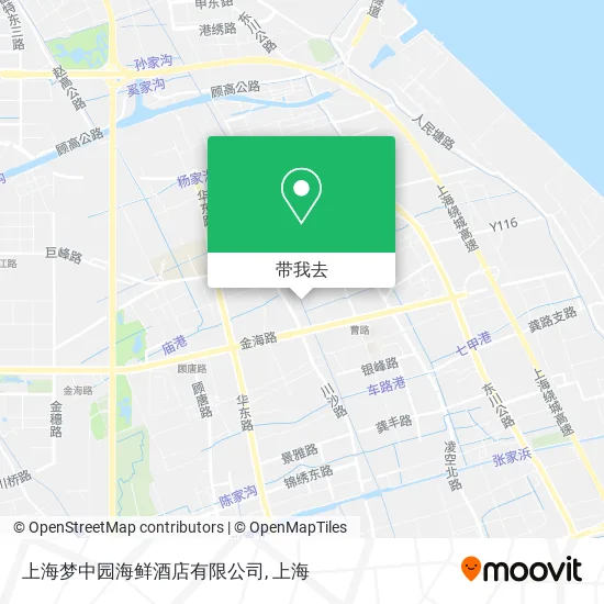 上海梦中园海鲜酒店有限公司地图