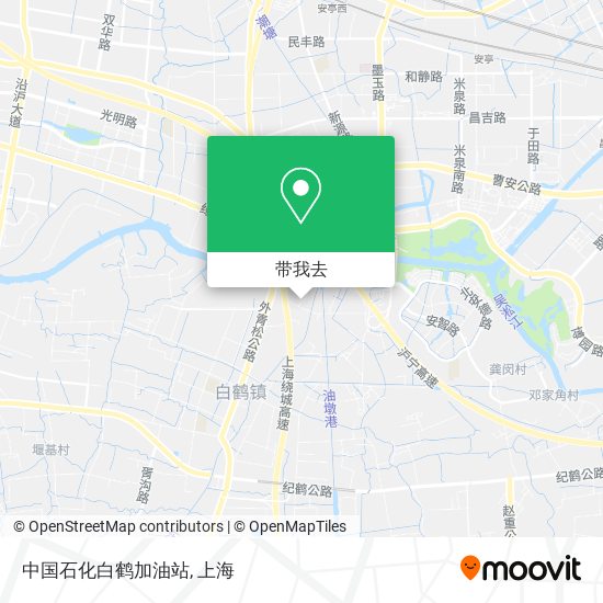 中国石化白鹤加油站地图