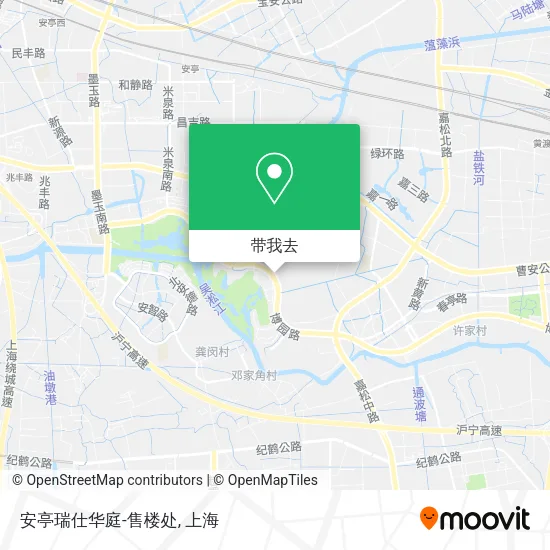 安亭瑞仕华庭-售楼处地图