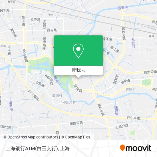 上海银行ATM(白玉支行)地图