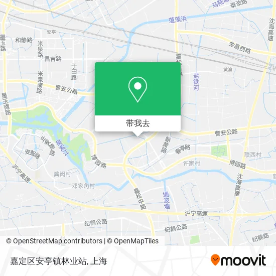 嘉定区安亭镇林业站地图