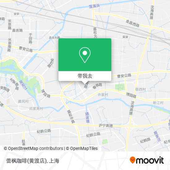 蕾枫咖啡(黄渡店)地图