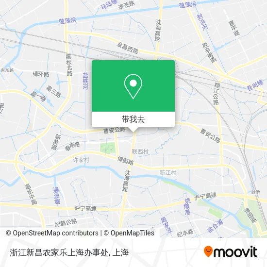 浙江新昌农家乐上海办事处地图