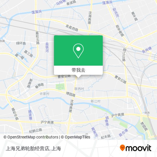 上海兄弟轮胎经营店地图