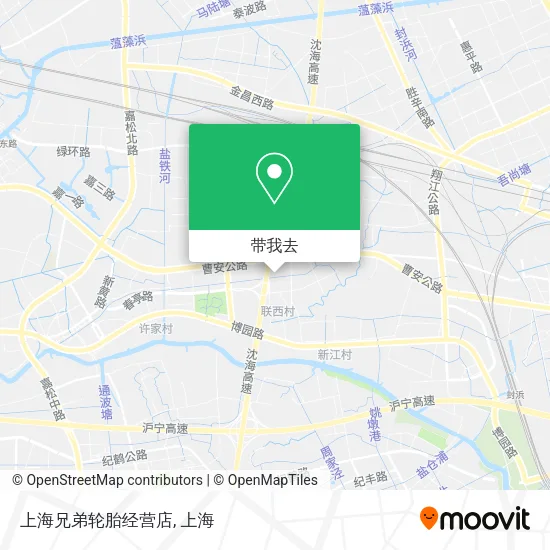 上海兄弟轮胎经营店地图