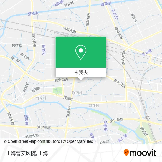 上海曹安医院地图