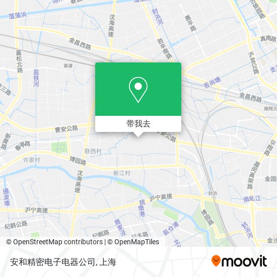 安和精密电子电器公司地图